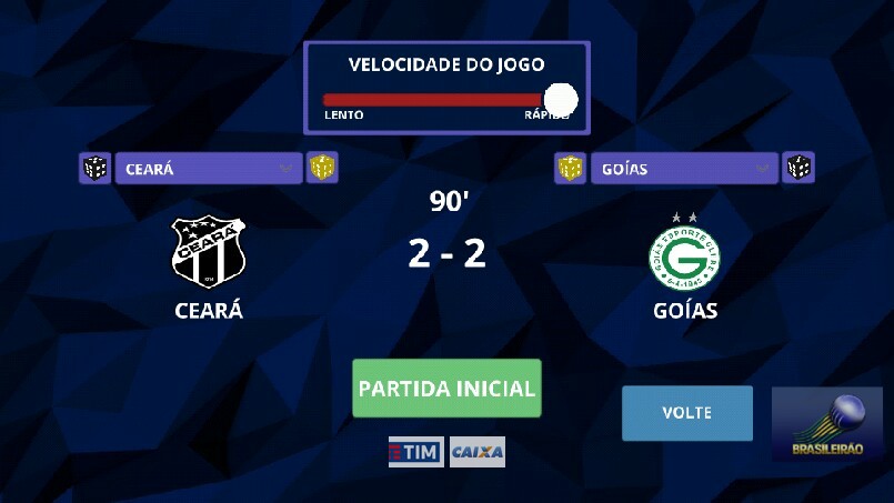Brasileirão - Termina No Empate Ceará 2x2 Goiás