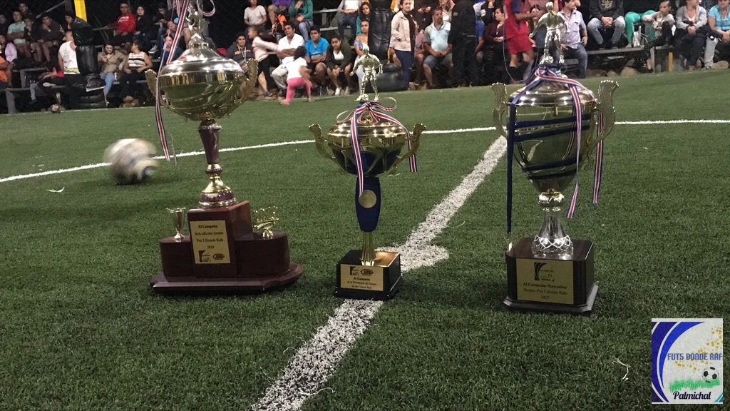 Fut5 Donde Rafa Masculino  - los 3 Trofeos de las 3 ediciones Torneo Fut5 Donde Rafa 