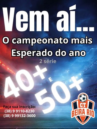 copa CT beira rio 40+50+ - vai c o melhor de todos tempo n CT beira rio..