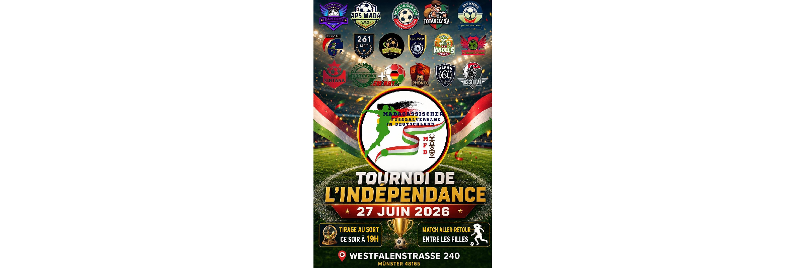 TOURNOI DE L‘INDEPENDANCE Münster 2026