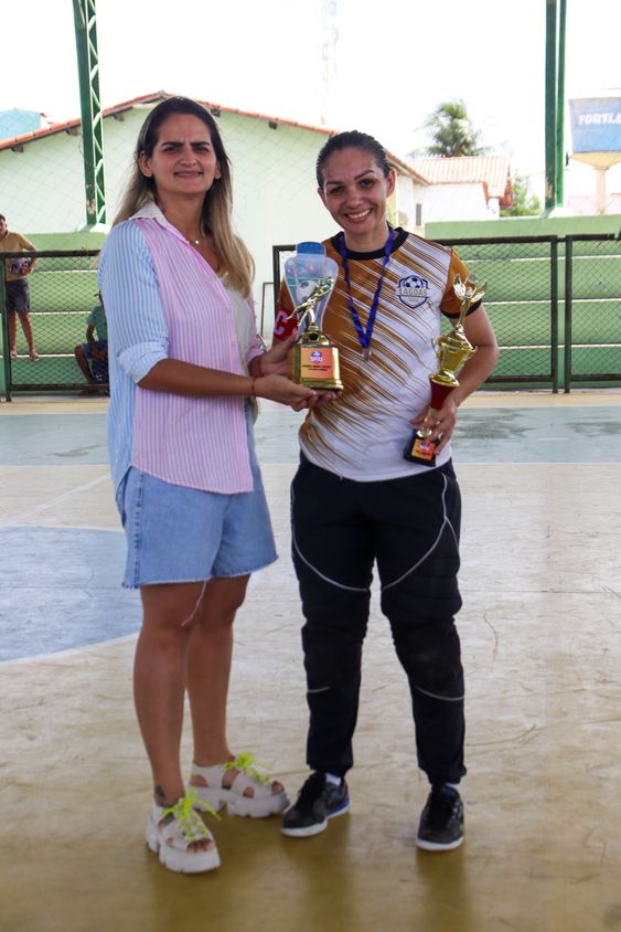 Copa SECEJ de futsal de base 2026 - Letícia foi a goleira menos vazada da competição.