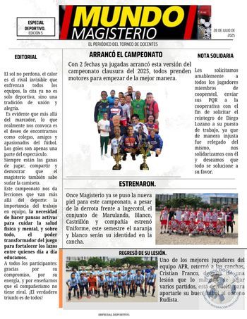 Torneo de integración institucional docentes Sergio Enrique Cortes  - 