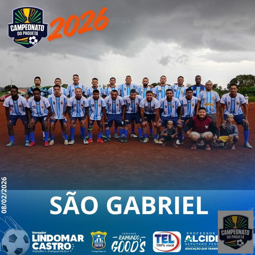CAMPEONATO DO PAQUETÁ 2026 - 2ª Rodada 