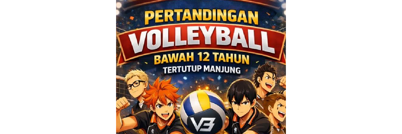 VOLLEYBALL U12 TERTUTUP MANJUNG