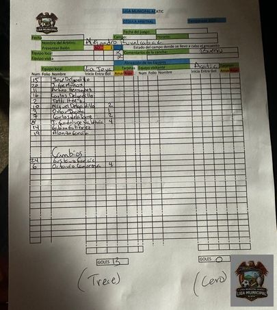 undefined - Cédula J2 ACATIC VS LA JOYA