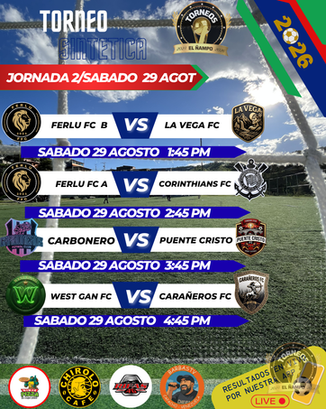 Torneo Clausura El Ñampo 2026 - Jornada del sabado