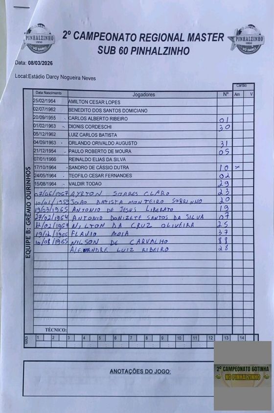 undefined - Grêmio Ourinhos 