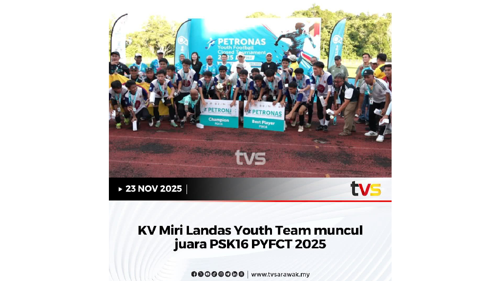KV Miri Landas Youth Team muncul Juara PDK16 PYFCT 2025