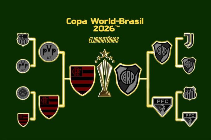 Copa World-Brasil  - O Flamengo Black está classificado para a Copa World-Brasil™ !!!