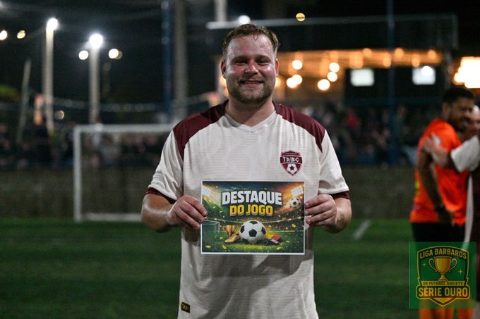undefined - Gustavo Henrique do Prado, marcou 2 gols e foi eleito o destaque do jogo.