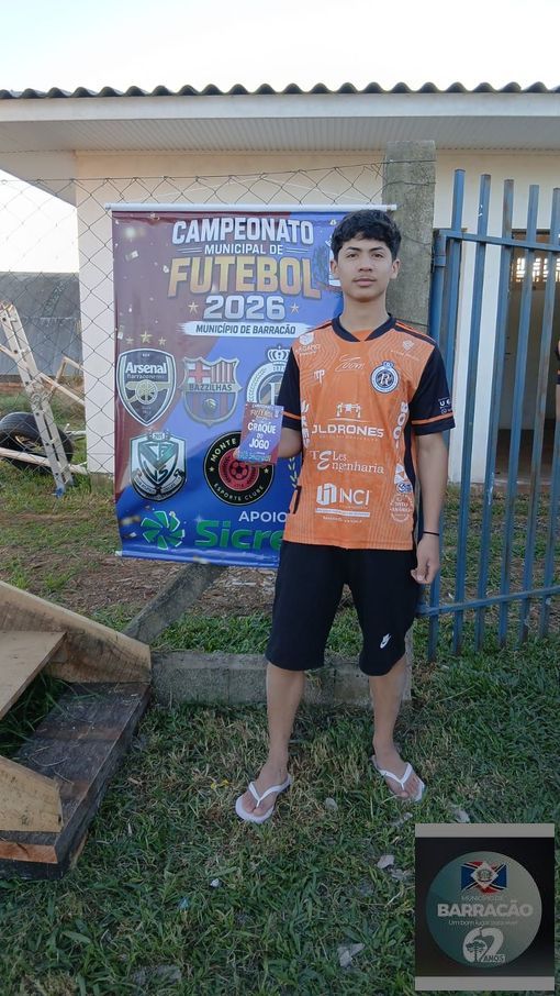 Cameponato Municipal de Futebol 2026 - Barracão - Destaque do 3° Jogo - Dyogo - Real