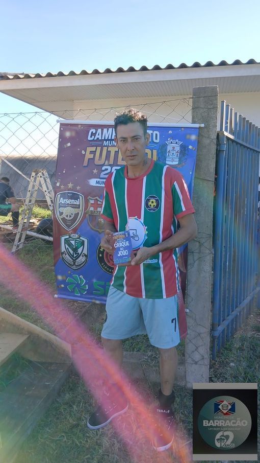 Cameponato Municipal de Futebol 2026 - Barracão - Destaque do 2° Jogo - Rudi - Monte Alegre 
