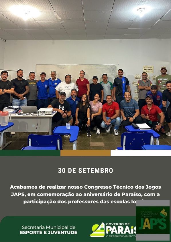 37º JAP´S  - congresso técnico 