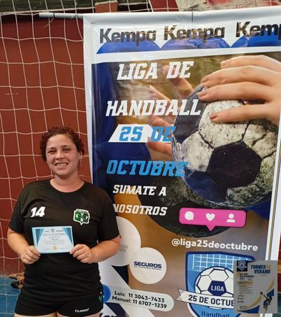 Torneo de Verano Mayor Femenino - Fecha 3.
Viejo Bueno vs Cebollitas.
Jugadora Destacada.
Machado María Soledad (V.Bueno)