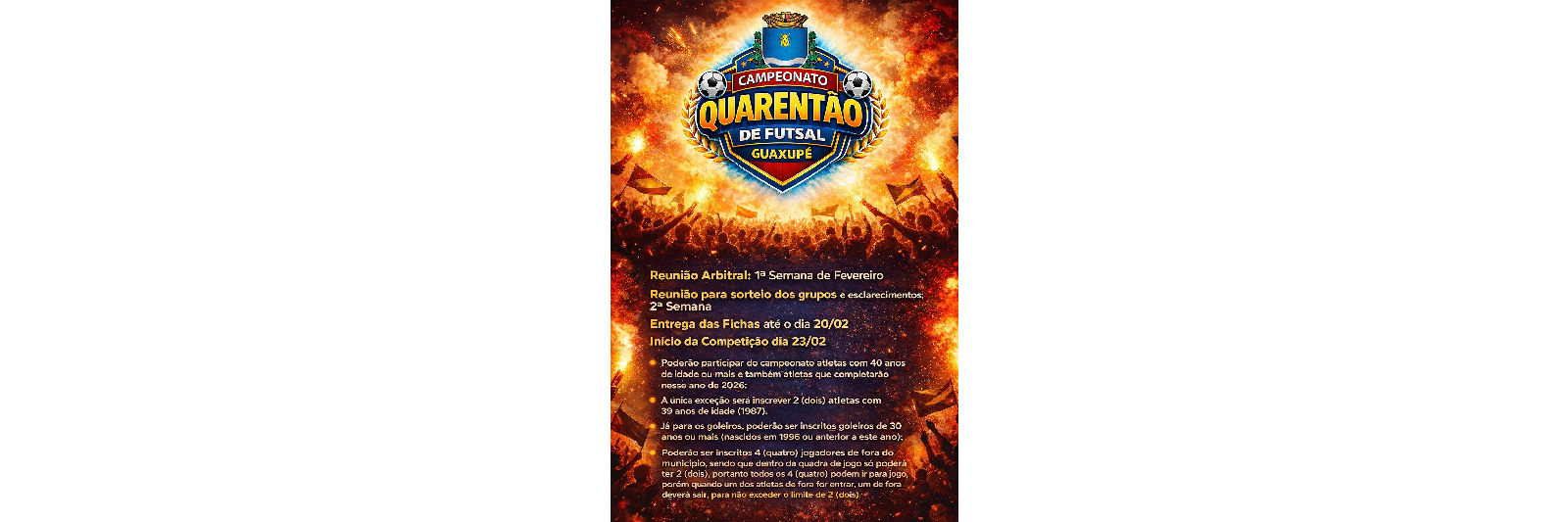 Campeonato Quarentão de Futsal 
