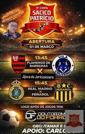 COPA SACICO PATRICIO - ABERTURA DO CAMPEONATO 