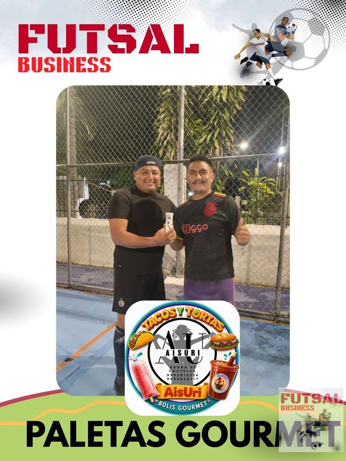 FUTSAL BUSINESS - MPV DE JORNADA 2. SERGIO MARTINEZ. PATROCINADOR OFICIAL AISURI.