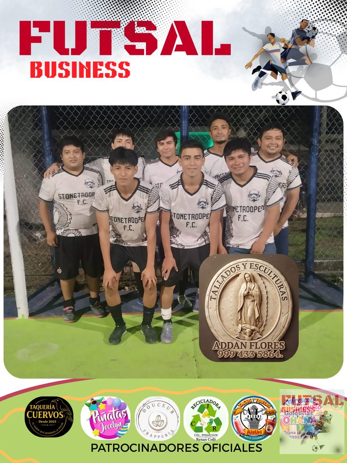 FUTSAL BUSINESS - EQUIPO TALLADOS Y ESCULTURAS ADDAN FLORES.