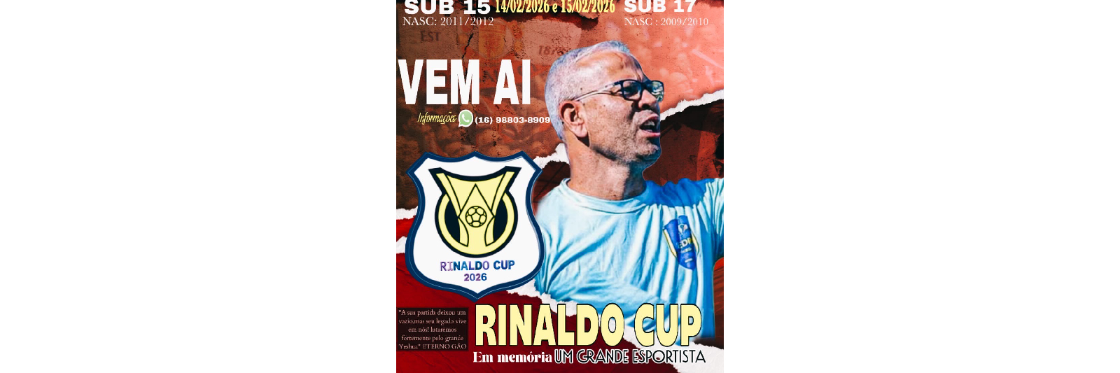 Rinaldo cup futebol de base sub 17