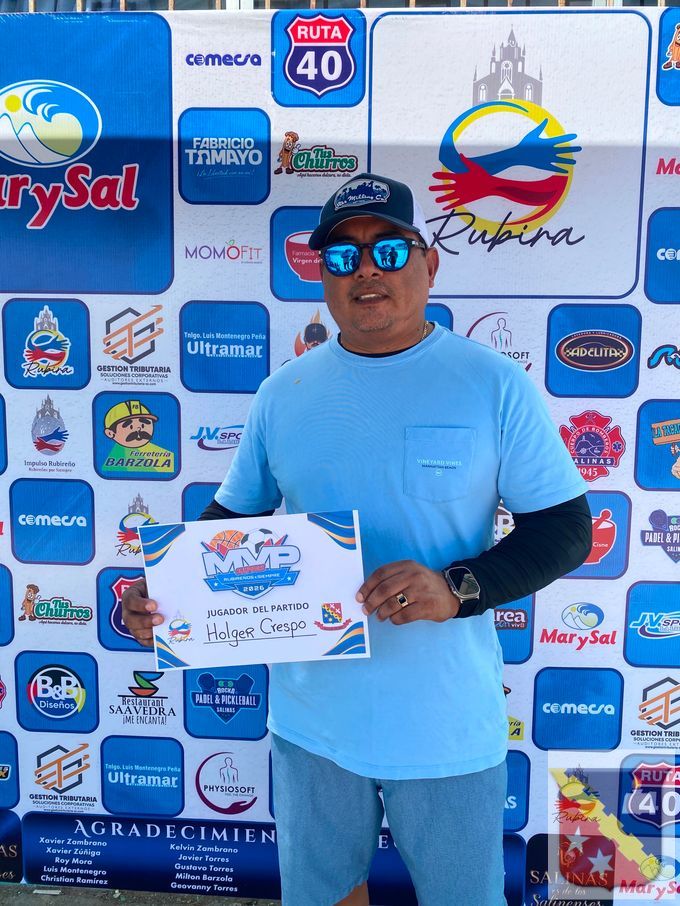 2026 Olimpiadas Ex-Rubireños - MVP Holger Crespo