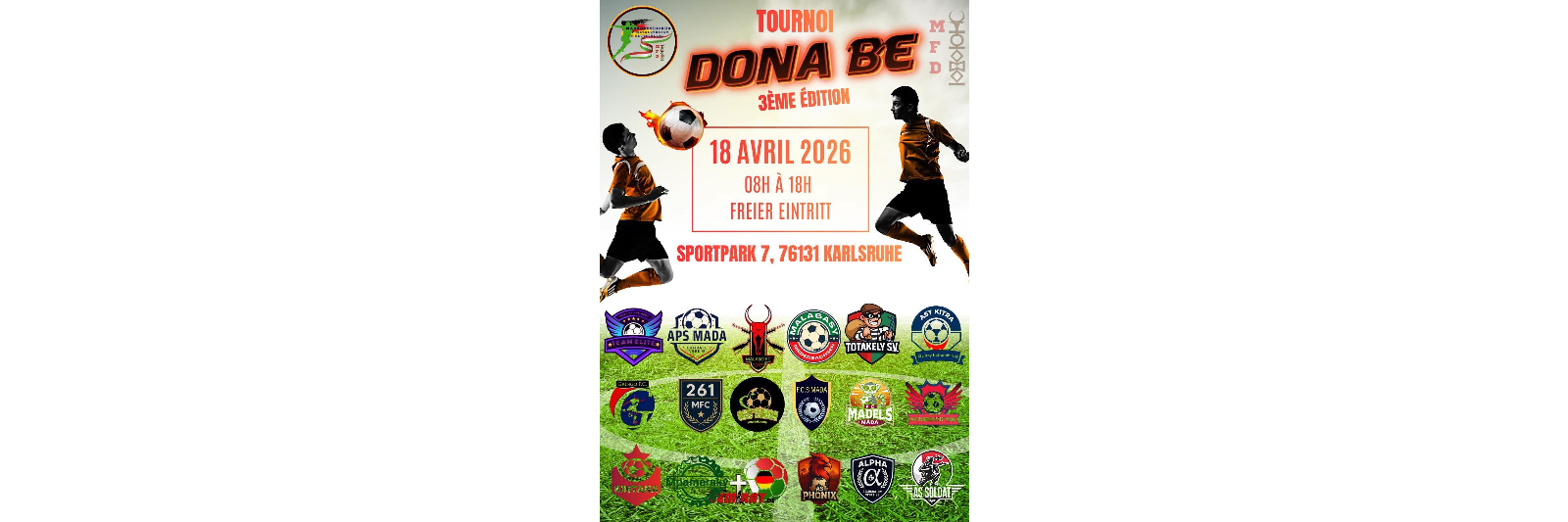 TOURNOI DONA BE 2026