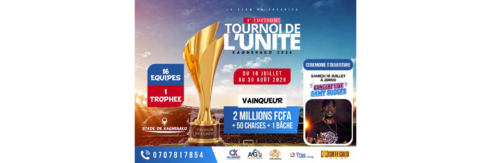 TOURNOI DE L'UNITÉ 2026