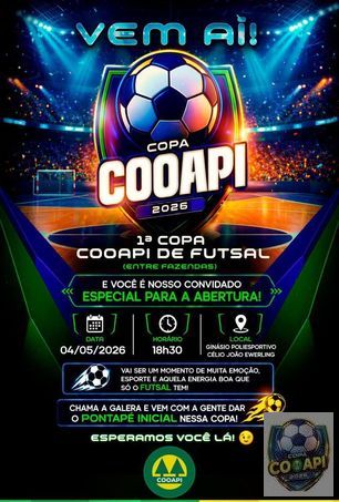 1ª Copa Cooapi de Futsal 2026 - 