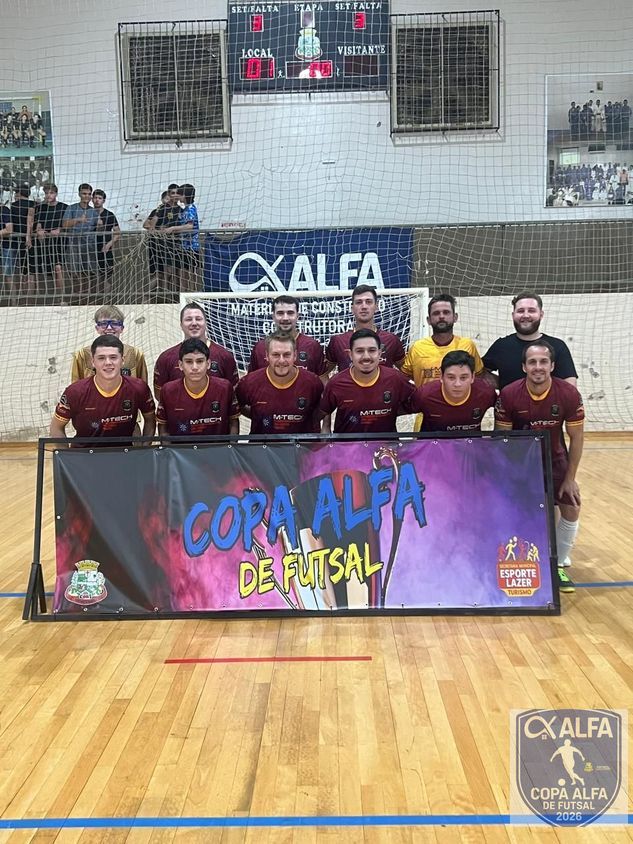 COPA ALFA DE FUTSAL 2026 - ATLÉTICO NOVA UNIÃO/KELVIN KALB CORRETOR DE IMÓVEIS 