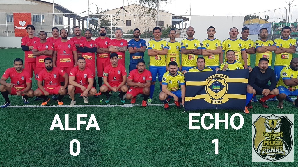 4° Campeonato De Futebol Society da POLÍCIA PENAL - AP 2021 - 2°jogo da 1° Rodada do 4° Campeonato De Futebol Society entre as Guarnições Iapen 2021 - ALFA - EUA  0  X  1  ECHO - BRASIL