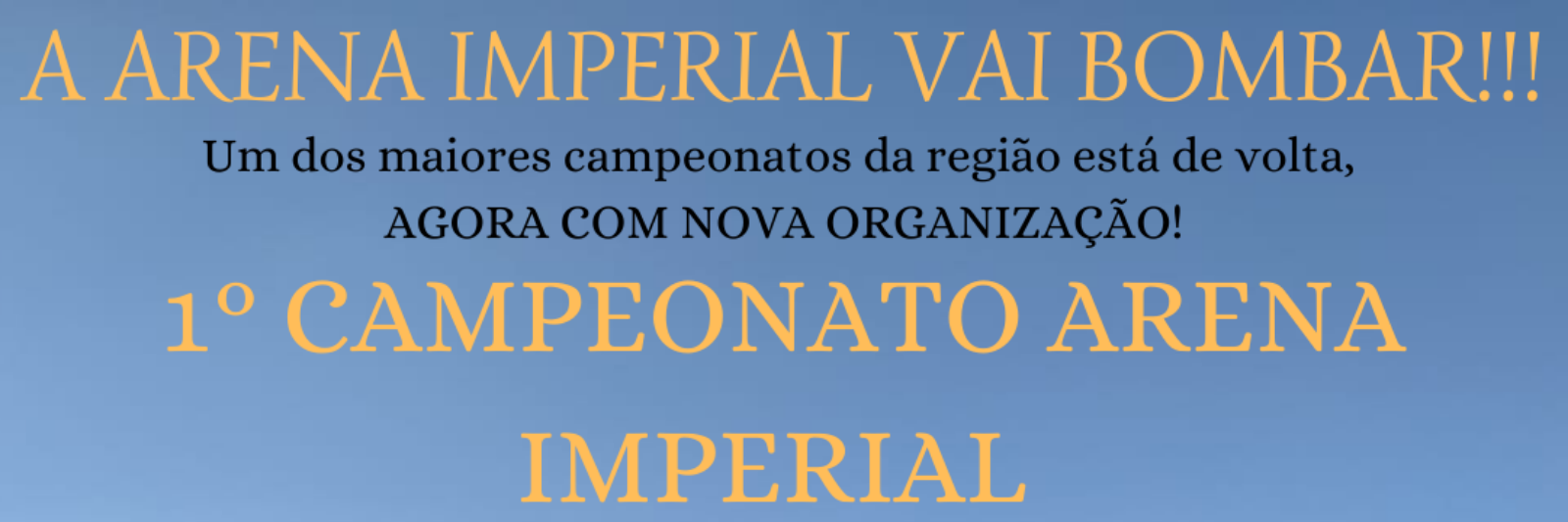 1° ARENA IMPERIAL