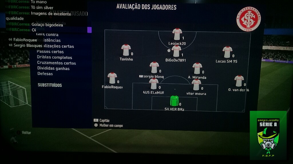 BRASILEIRÃO SÉRIE A - Gols AO 2x1 Gunners