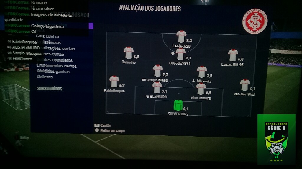 BRASILEIRÃO SÉRIE A - notas AO 2x1 Gunners