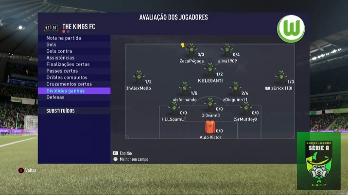BRASILEIRÃO SÉRIE A - The Kings FC Vs Master Brasil (Dividas Ganhas)