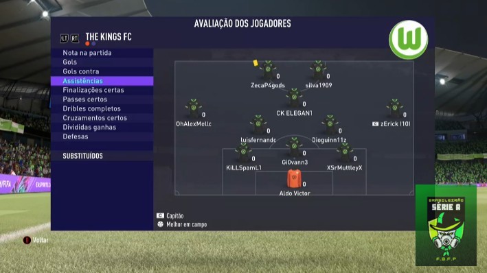 BRASILEIRÃO SÉRIE A - The Kings FC Vs Master Brasil (Assistência)