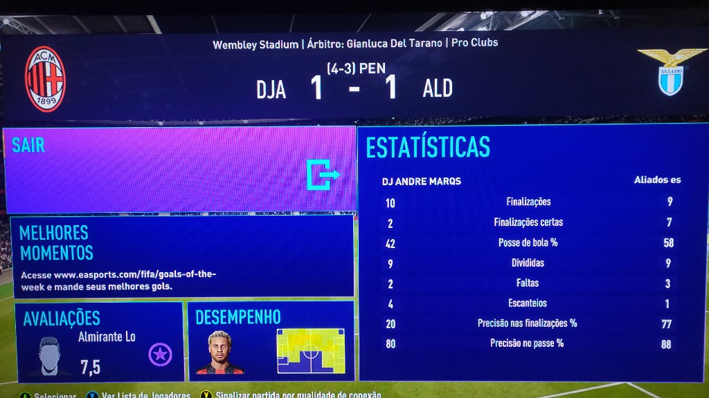 COPA DO BRASIL MÁSTER 3°  - DJ ANDRE MARQS 1 (4) X (3) 1 ALIADOS ES
