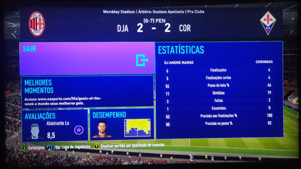 COPA DO BRASIL MÁSTER 3°  - DJ ANDRE MARQS 2 (8) X (7) 2 CORINGAS