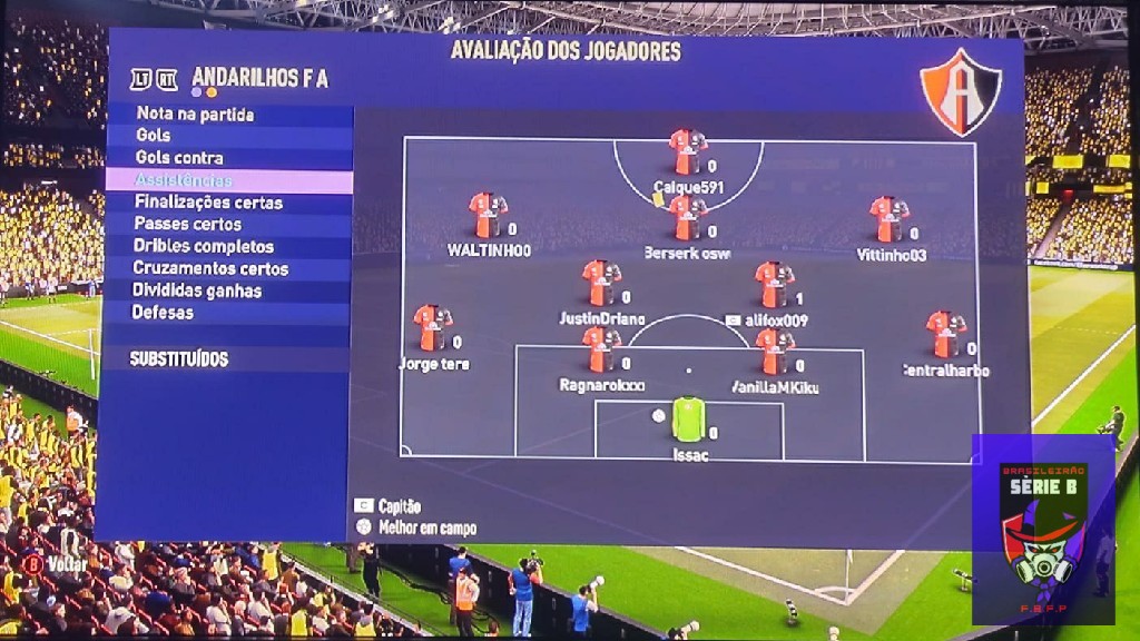 BRASILEIRÃO SÉRIE B - AMX x Andarilhos F.A