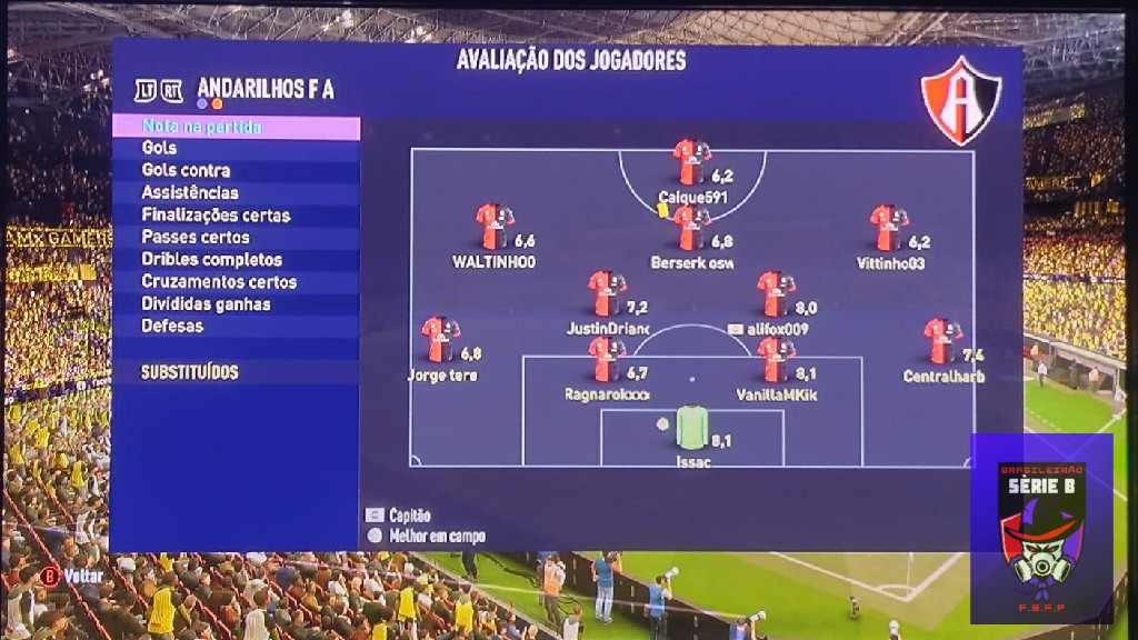 BRASILEIRÃO SÉRIE B - AMX x Andarilhos F.A