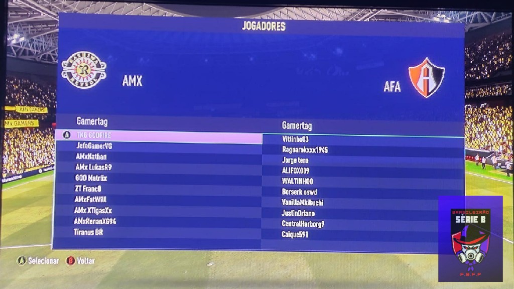 BRASILEIRÃO SÉRIE B - AMX x Andarilhos F.A
