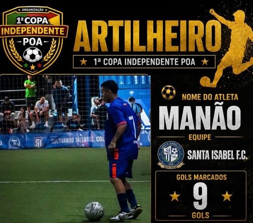 undefined - ARTILHEIRO - 1 copa independente 