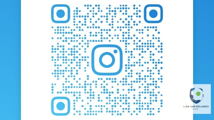 LIGA SAN EDUARDO  - Código QR SIGUENOS EN INSTAGRAM TRANSMISIÓN EN VIVO