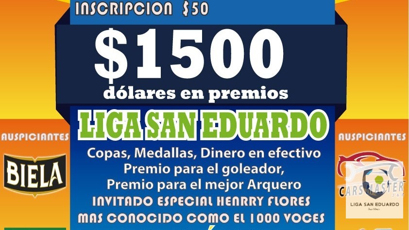 LIGA SAN EDUARDO  - inscripción abierta LIGA SAN EDUARDO