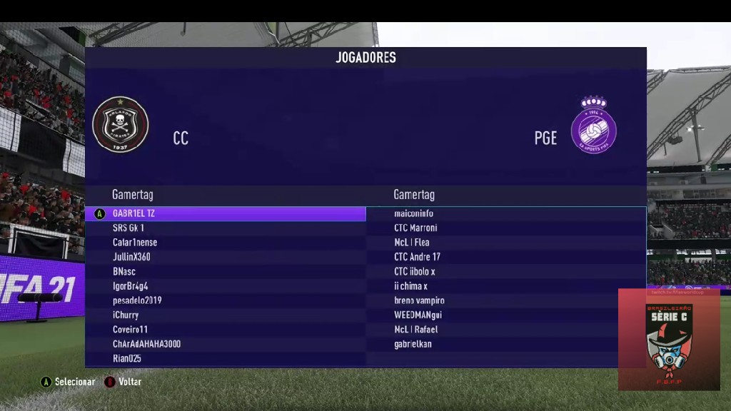 BRASILEIRÃO SERIE C - lobby