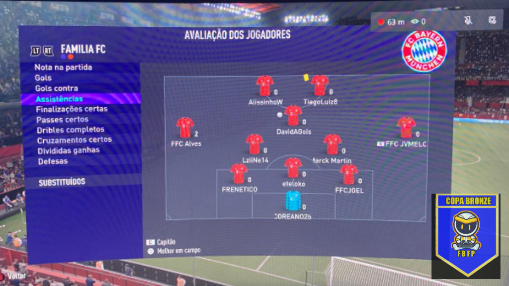 COPA BRONZE 2° EDIÇÃO - assistência