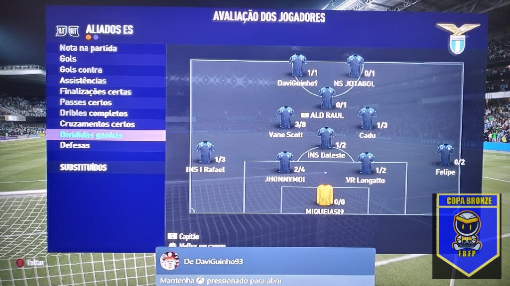 COPA BRONZE 2° EDIÇÃO - divididas
