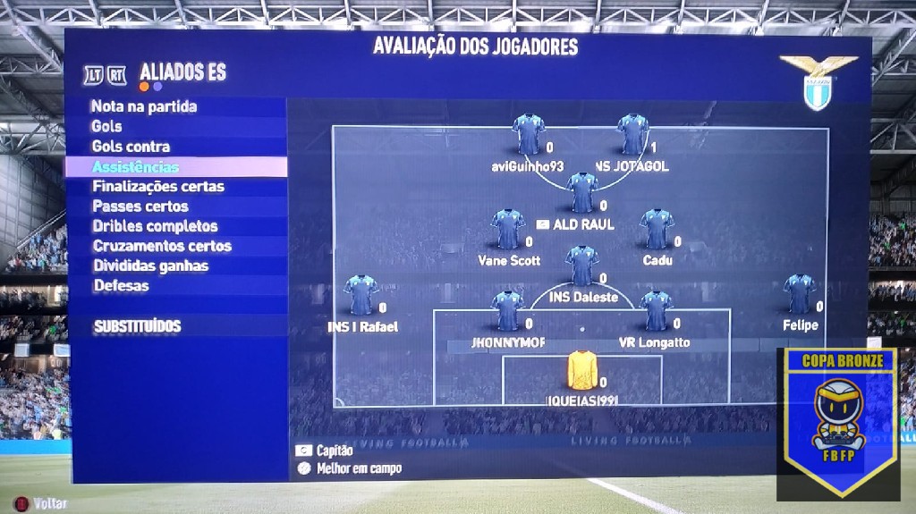 COPA BRONZE 2° EDIÇÃO - assistencia