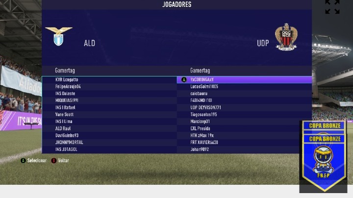 COPA BRONZE 2° EDIÇÃO - tags