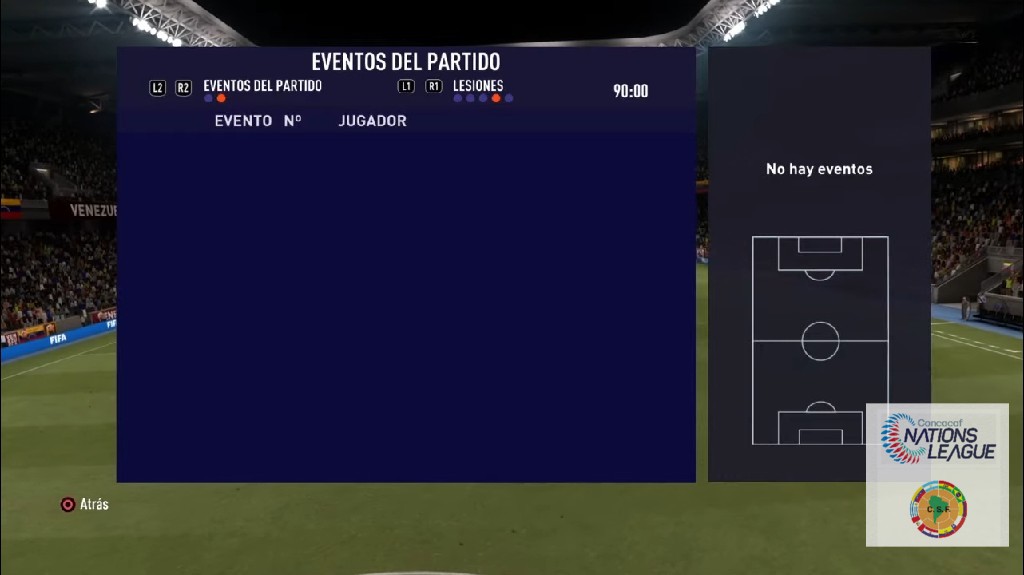 Nations League Concacaf y Conmebol🎮 - Lesiones