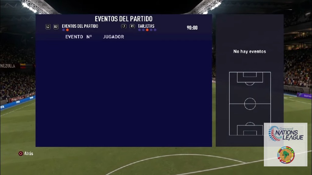 Nations League Concacaf y Conmebol🎮 - Tarjetas