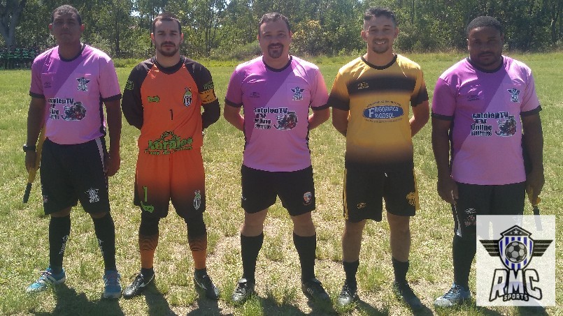 undefined - trio de arbitragem da semi final da série prata entre Juventude x Camarões